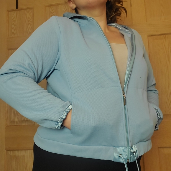 Athletic Baby Blue Sweatshirt - Picture 7 of 17